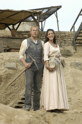 Heino Ferch als Heinrich Schliemann, Mélanie Doutey als Sophia Schliemann