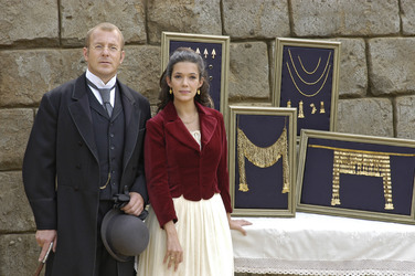 Heino Ferch als Heinrich Schliemann, Mélanie Doutey als Sophia Schliemann