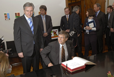 Klaus Wowereit, Bill Gates