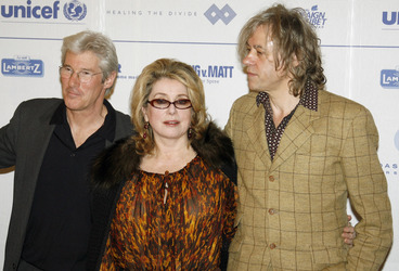 Richard Gere, Catherine Deneuve, Bob Geldof