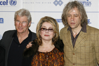 Richard Gere, Catherine Deneuve, Bob Geldof