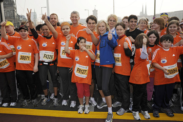Prominente wie Milka Loff Fernandes, Dominik Boer, Dominik Raacke und Saskia Valencia waren unter den Läufern zu finden