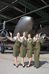 Rosinenbomber mit Stewardessen