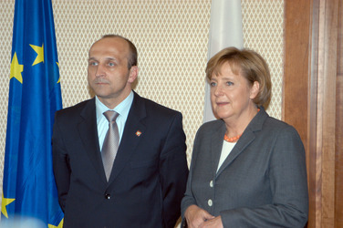 Kazimierz Marcinkiewicz ,Angela Merkel