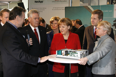 Fujitsu Siemens Chef, Michael Glos, Dagmar G. Wöhrl, Angela Merkel, Christian Wulff, Annette Schavan