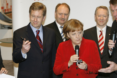 Christian Wulff, Angela Merkel