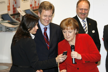Christian Wulff, Angela Merkel