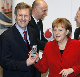 Christian Wulff, Angela Merkel