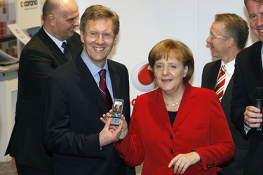 Christian Wulff, Angela Merkel