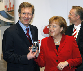 Christian Wulff, Angela Merkel