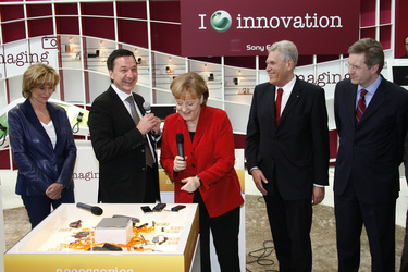 Dagmar G. Wöhrl, Sony Ericsson Manager, Angela Merkel, Michael Glos, Christian Wulff