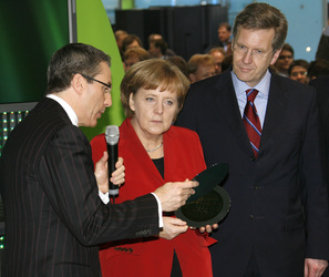 Martin Jetter, Angela Merkel, Christian Wulff