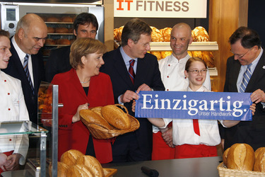 Angela Merkel, Achim Berg, Chrisitian Wulff, Stephan Weil