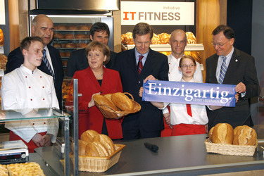 Angela Merkel, Achim Berg, Chrisitian Wulff, Stephan Weil