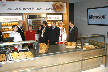 Angela Merkel, Achim Berg, Chrisitian Wulff, Stephan Weil