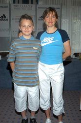 Irina Mikitenko mit Sohn Alexander