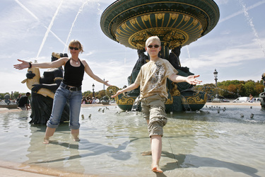 Fluss Fontäne / Fontaine des Fleuves