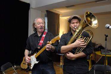 Wolfgang Becker und Kollege Martin