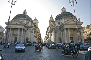 Zwillingskirchen Santa Maria in Monte Santo und Santa Maria dei Miracoli