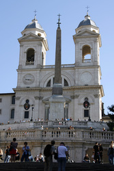 Santa Trinità dei Monti mit Obelisk