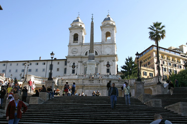 Santa Trinità dei Monti mit Obelisk