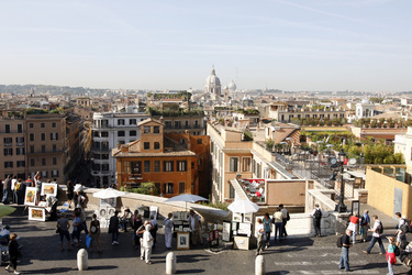 Blick von der Santa Trinità dei Monti