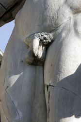 Statue am Aufgang zum Campidoglio / Kapitolsplatz