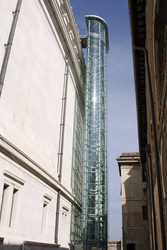 Fahrstuhl am Monumento Vittorio Emanuele II / Nationaldenkmal für Viktor Emanuel II.