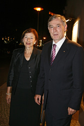 Horst Köhler mit Gattin Eva Luise Köhler