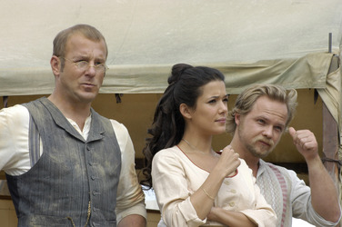 Heino Ferch als Heinrich Schliemann, Mélanie Doutey als Sophia Schliemann und Matthias Koeberlin als Bernsson