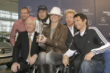 Christoph Langen, Illie Nastase, Boris Becker, Michael Teuber, Burghard Graf Vitzthum, Kirsten Bruhn
