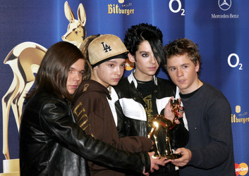 Georg Listing, Tom Kaulitz, Bill Kaulitz, Gustav Schäfer (Tokio Hotel)