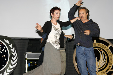 Nana Visitor, Jeffrey Combs