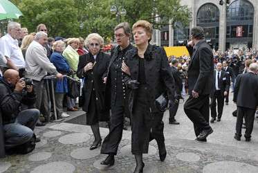 Mutter Jolanda, Tochter Konstanze Wussow und Witwe Sabine Wussow