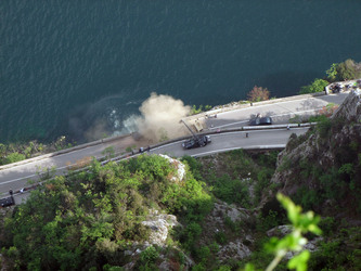 Unfall am James Bond Filmset