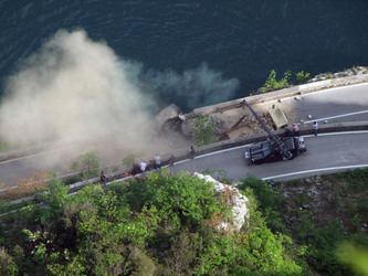 Unfall am James Bond Filmset