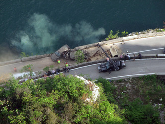 Unfall am James Bond Filmset