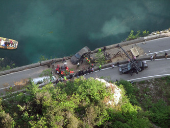 Unfall am James Bond Filmset