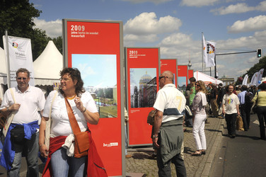 Infotafeln zum Mauerfall