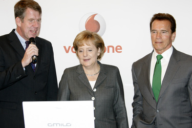 Friedrich Joussen, Angela Merkel, Arnold Schwarzenegger