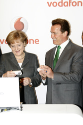 Angela Merkel, Arnold Schwarzenegger