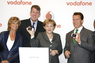 Dagmar G. Wöhrl, Friedrich Joussen, Angela Merkel, Arnold Schwarzenegger