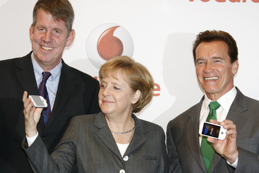 Friedrich Joussen, Angela Merkel, Arnold Schwarzenegger