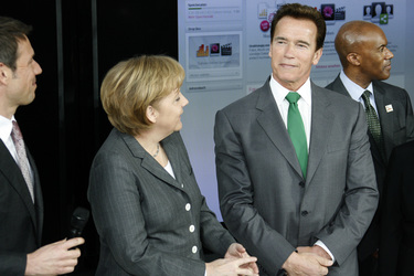 Angela Merkel, Arnold Schwarzenegger
