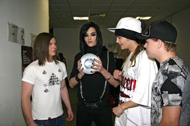 Georg Listing, Bill Kaulitz, Tom Kaulitz, Gustav Schäfer (Tokio Hotel)