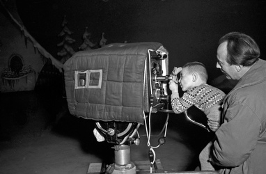 Géza von Cziffra mit Jung-Darsteller