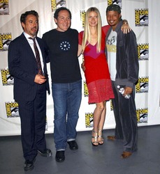 Robert Downey Jr., Jon Favreau, Gwyneth Paltrow, Terrence Howard