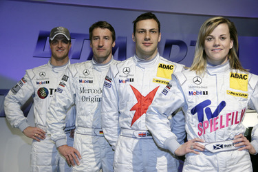 Ralf Schumacher, Bernd Schneider, Gary Paffett, Susie Stoddart