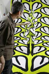 Jörg Düsterwald mit Model