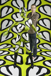 Jörg Düsterwald mit Model